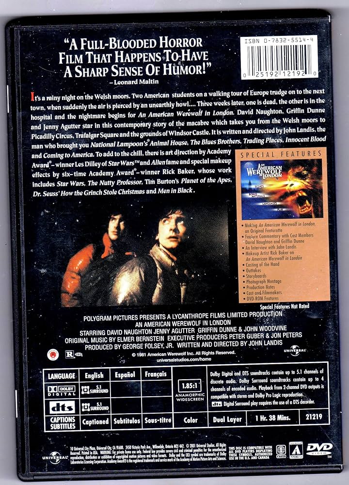 Amazon.co.jp: An American Werewolf in London [Import USA